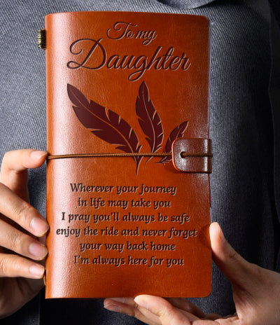 Livre de notes d'affaires en cuir