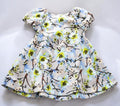 Filles Floral Robe de Smock Puff Manche A-Line Princesse Robe de fête Tout-petit 1-9Y