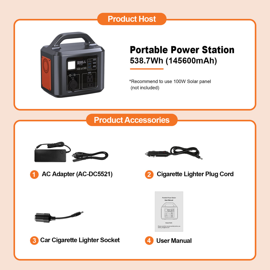 Centrale électrique 600W