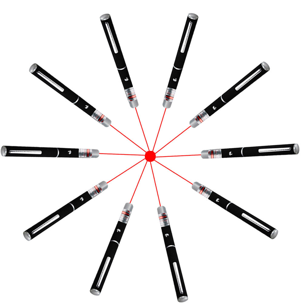 650nm rouge pointeur laser stylo lumière visible faisceau unique AAA Lazer Torch 10PCS 9900 Miles Min