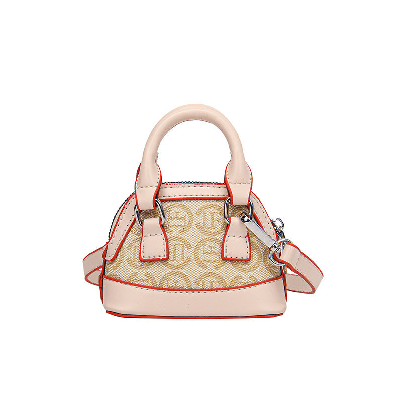 Mode Couleur Contraste Coin Purse Mini Western Style Sac Crossbody de fille