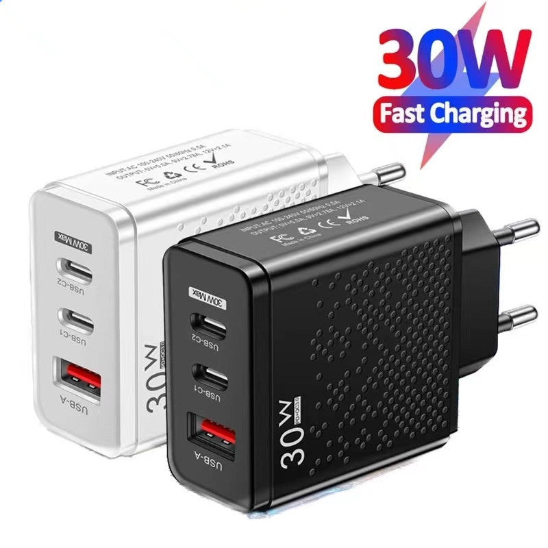 Chargeur de téléphone portable 2PD USB LED lumineux