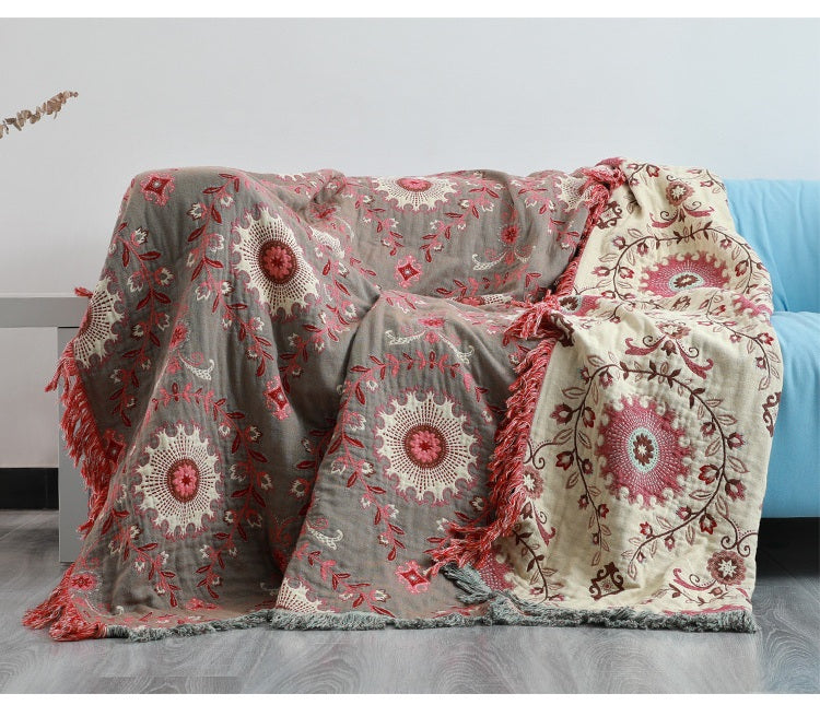 Coton Fil Sofa Cover Serviette multifonctionnel Nordic Simple