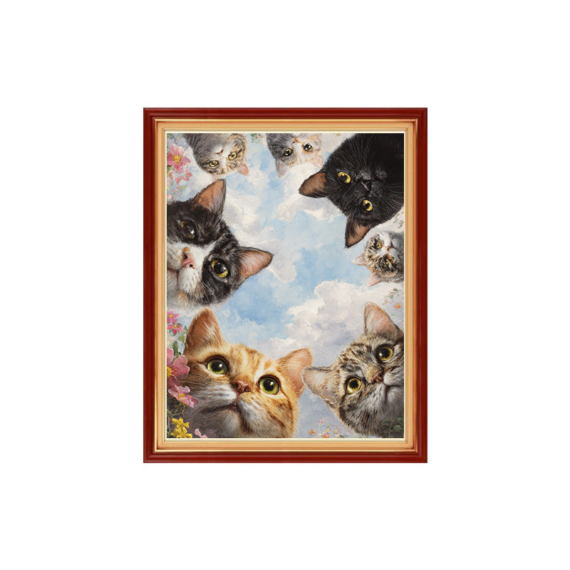 Cute animal Healing Cross Stitch Broderie artisanale DIY pour la maison Salon Drop Shippin