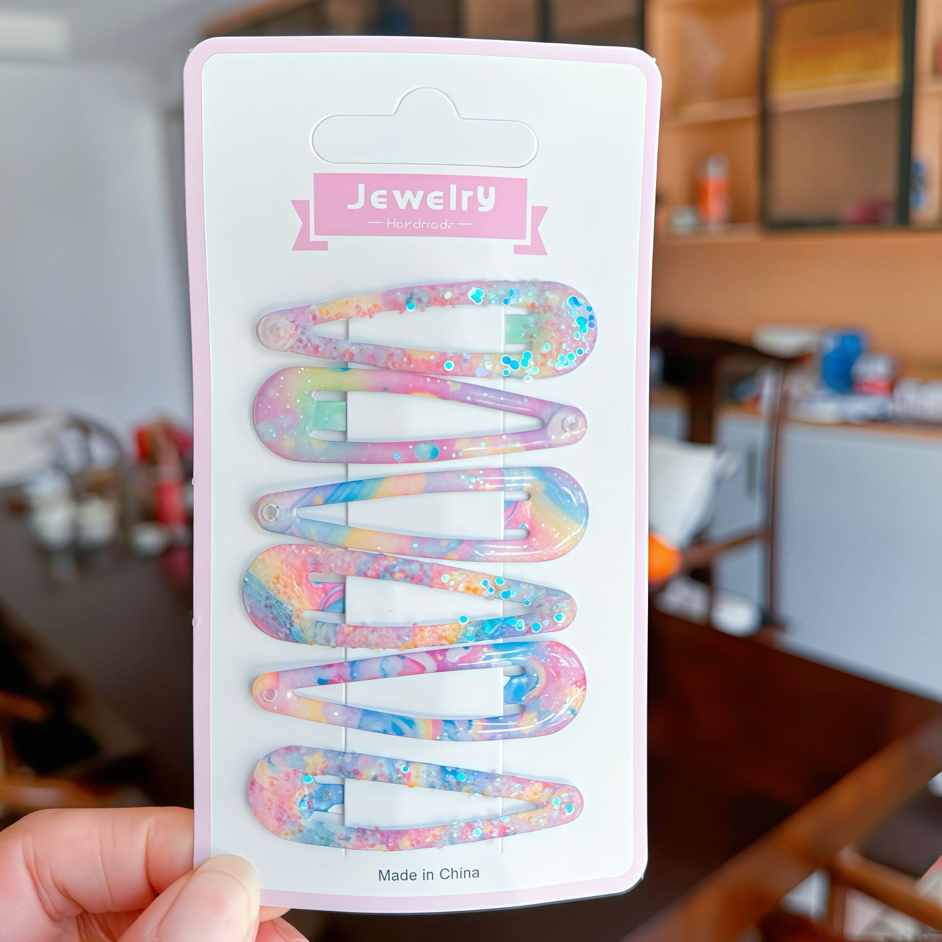 Clip capillaire pour enfants Accessoire capillaire polyvalent Clip latéral avec paillettes Et un design raisonnable