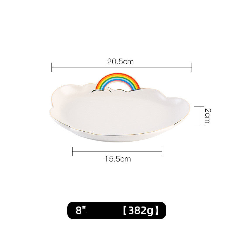 Rainbow Ceramic Table de petit déjeuner Articles de ménage haute valeur