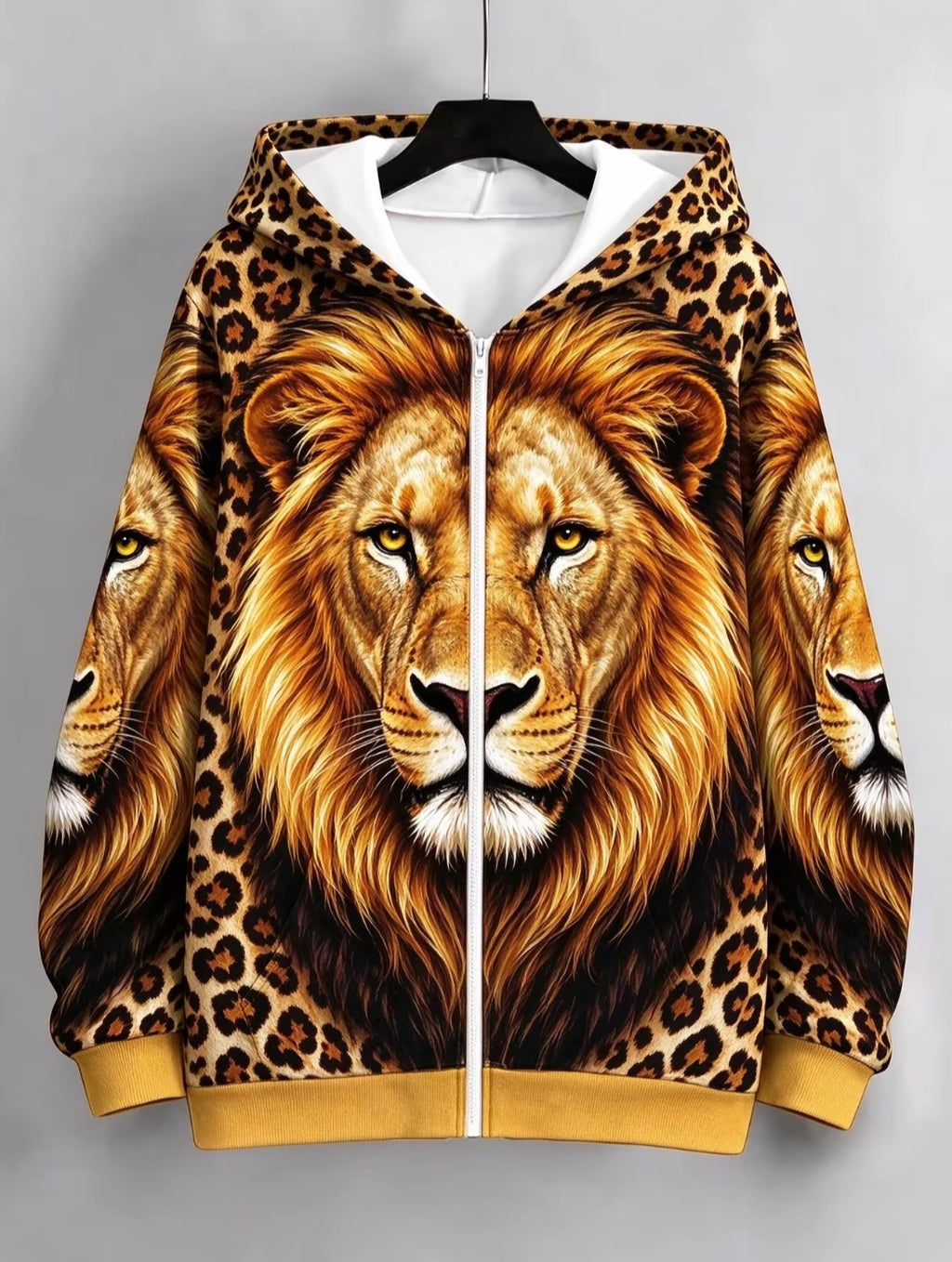 Sweatshirt à capuche Zip Up de style européen américain pour femme