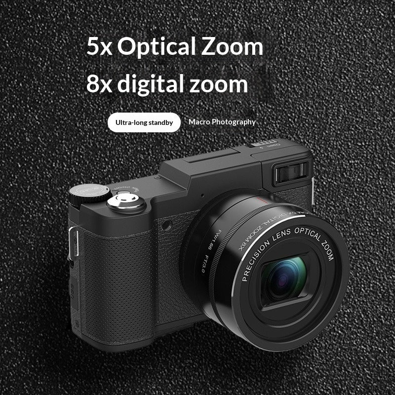 Version d'un appareil photo numérique haute définition avec zoom optique 5x