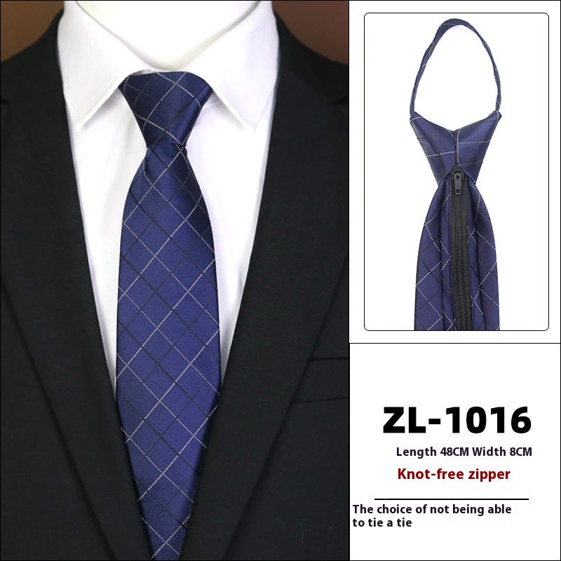 L'usure formelle pour hommes Business Zipper Tie-free