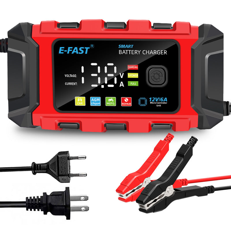 Chargeur de batterie LiFePO4 en fer de plomb Batterie automobile 12V