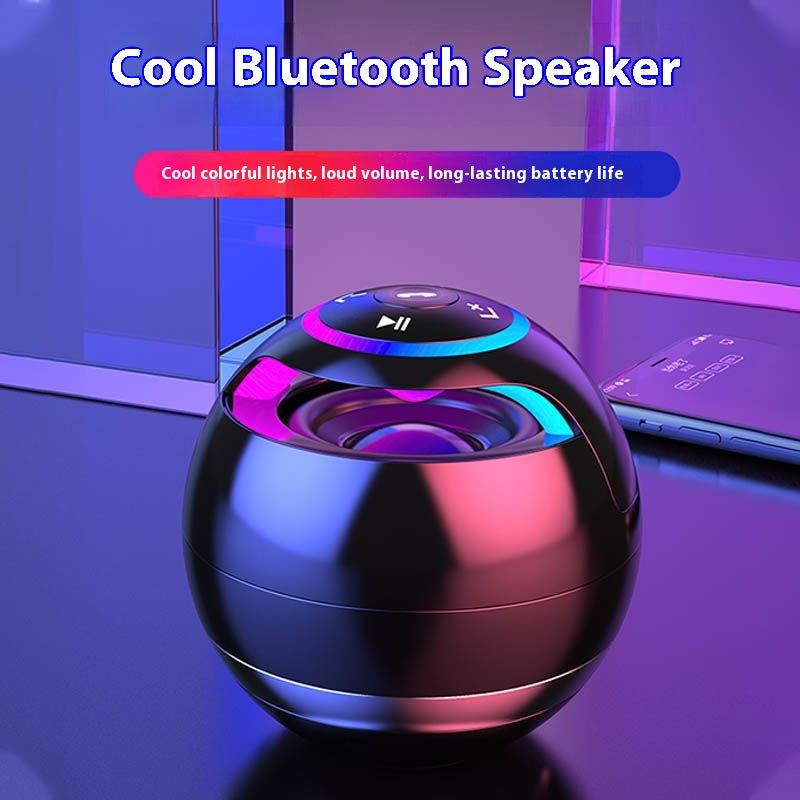 Lumière colorée Bluetooth Audio Super Dynamic Bass Boost Portable Petit haut-parleur Mini High S
