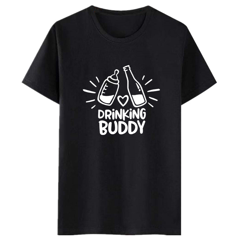 Mignon et drôle père et fils T-shirt Parent enfant Top manches courtes
