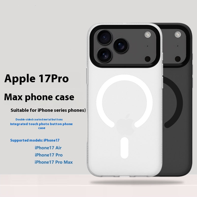 Applicable à 17promax boîtier de téléphone magnétique simple peau sens résistant à la chute Cov