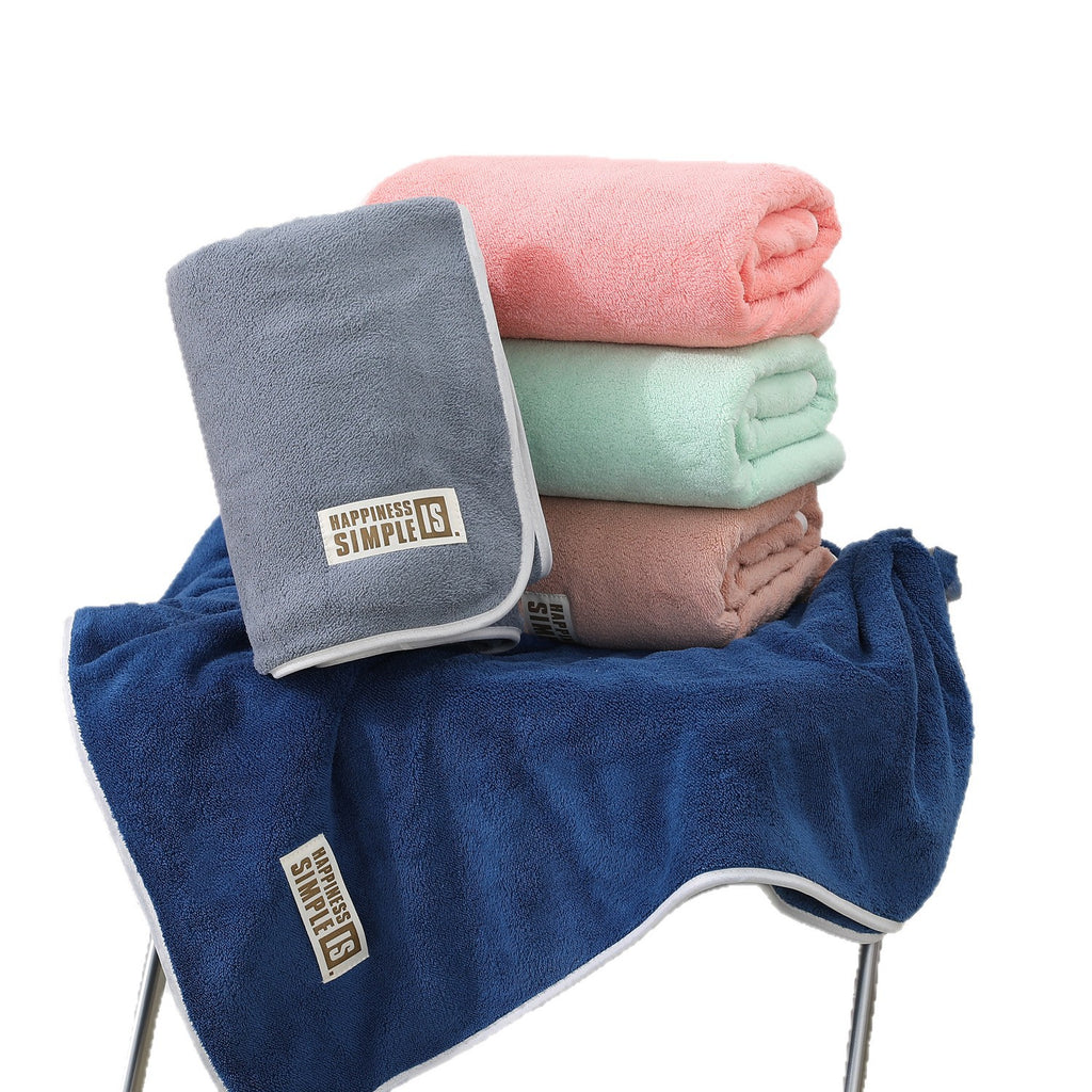 Classe A Serviette de bain en polaire de corail Soft Skin-friendly Très absorbante et sans lint