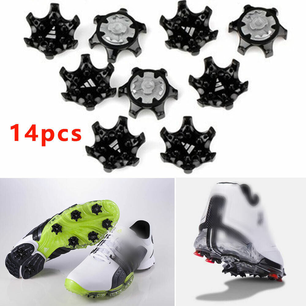 14PCS Sports pour Footjoy Substitut Chaussures de Golf Spikes Pin Soft Fast Twist Studs