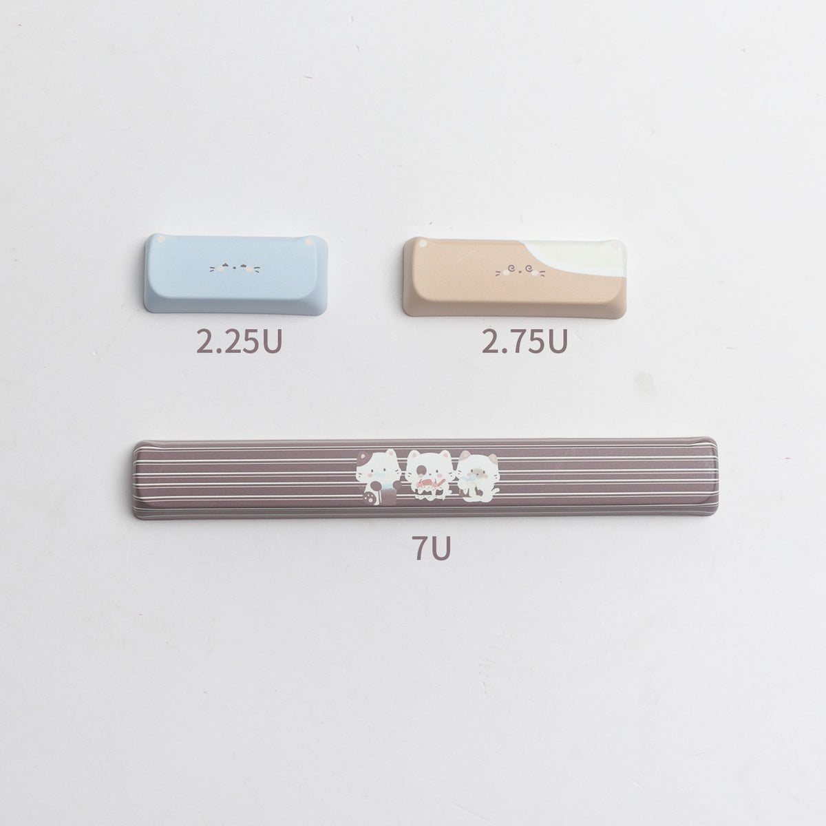 Full Set PBT Dye Sublimation Key Cap Ocean Salt Mars Space 7u Supplement