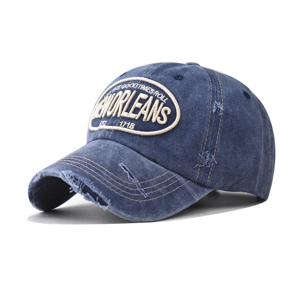 Hommes et femmes Stretchy Broded-edge Lettre Style tendance de baseball Cap Suitab