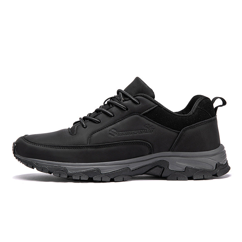 En cuir imperméable Déodorant Homme Casual Moyen-âge et âgé Running Plus Size Board