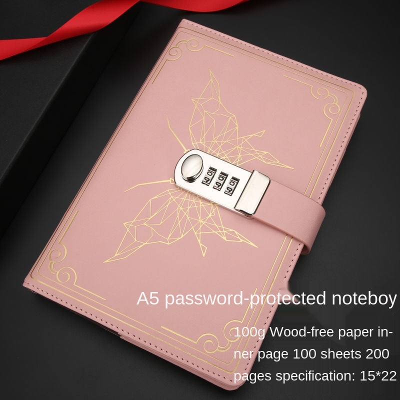 Exquis Retro Notebook Hand Account Butterfly Codebook