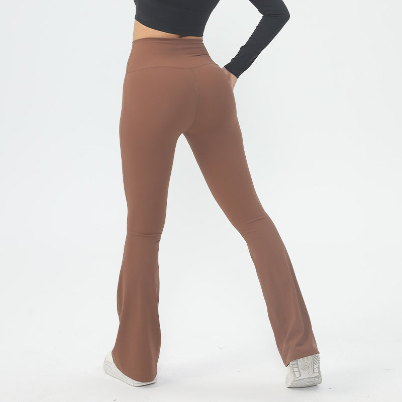 Pantalons de remise en forme avec jambes larges Slimming quand le vêtement de dessus convient pour le style extérieur