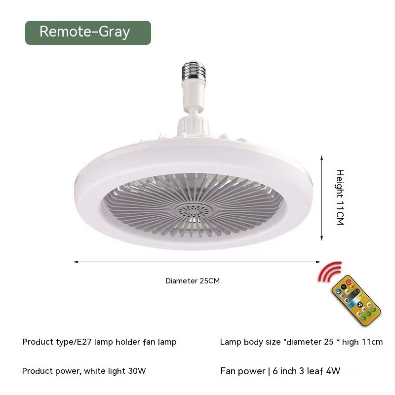 Télécommande E27 Vis réglable chambre à coucher aromathérapie Petit ventilateur lampe