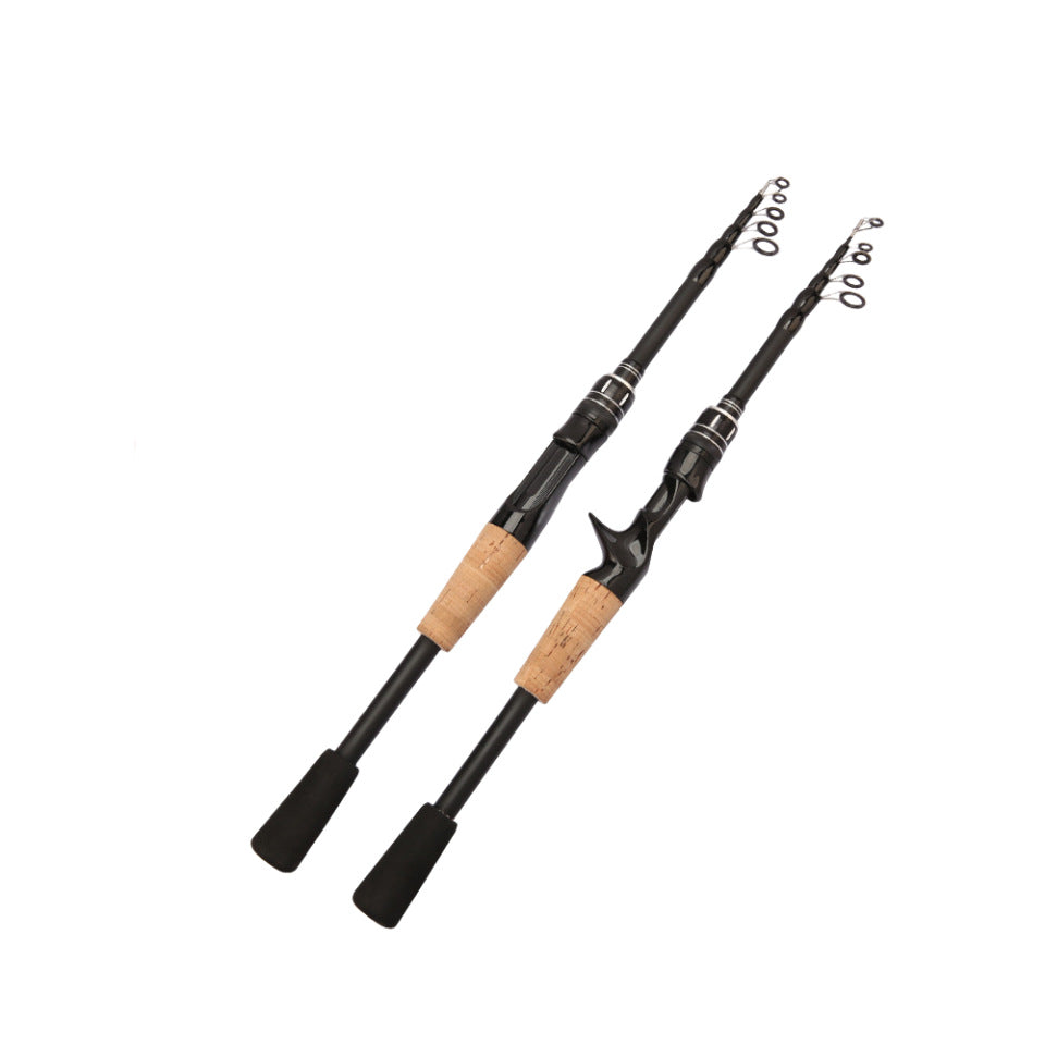 Telescopic Lure Rod Vibration-out Road Slip M Adjustment Convenient Fishing Pole