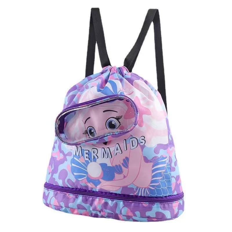 Sac de bain pour enfants imperméable à l'été avec séparation sèche-humide