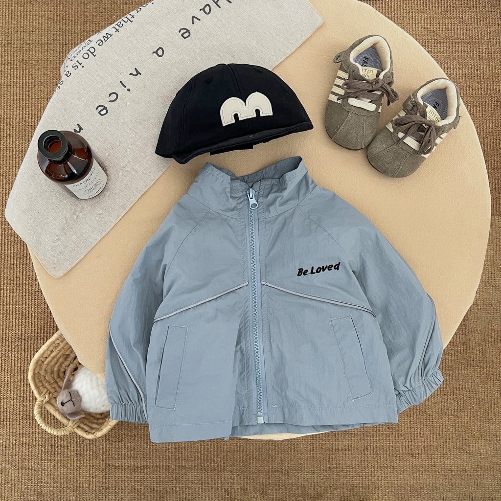 Élégant Veste à capuche d'automne coupe-vent