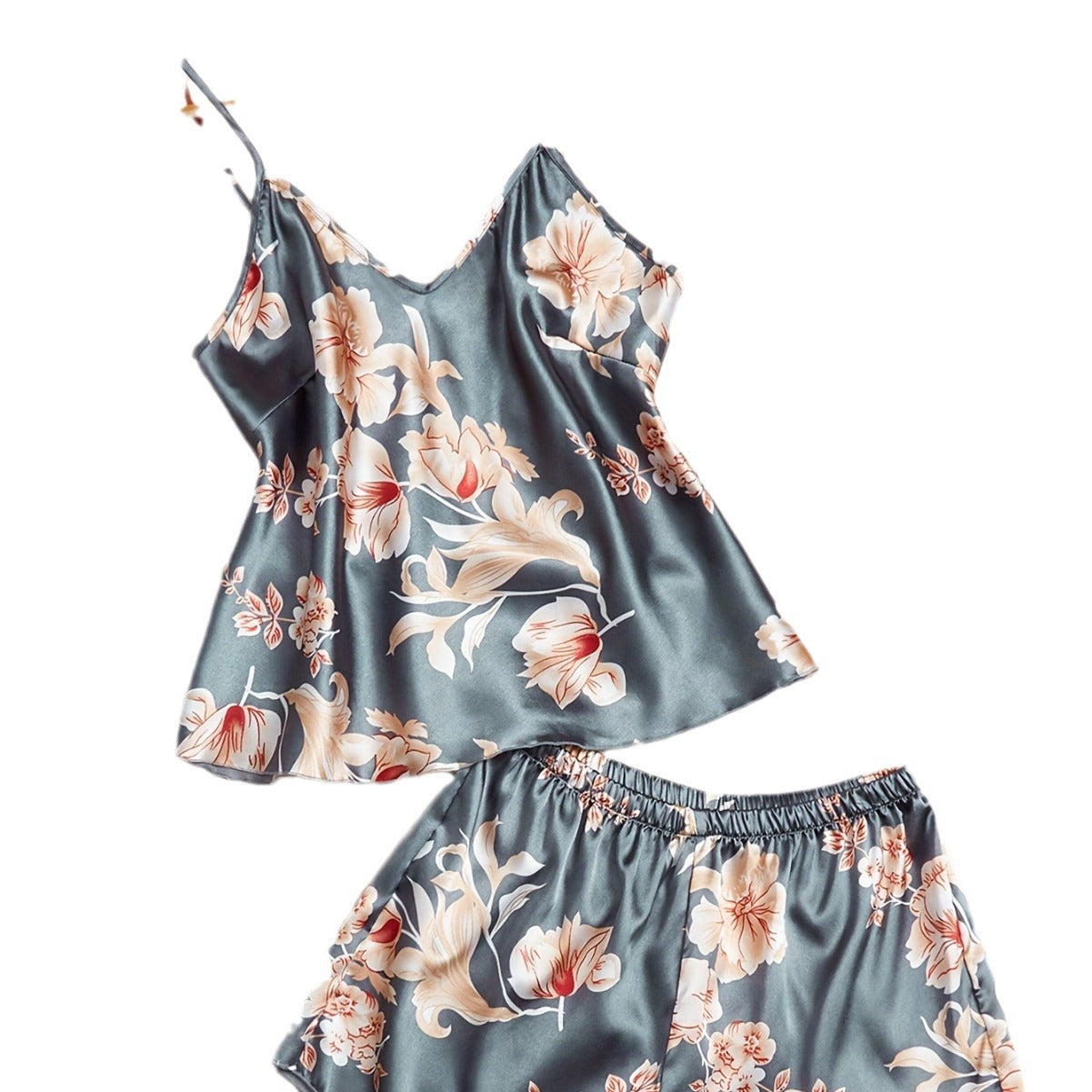 Femmes Casual Léger Tank Top et Shorts à deux pièces