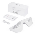 Massage à l'œil rouge sans fil rechargeable à la maison LED silicone rouge avec peau de photon infrarouge R