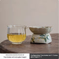 Ensemble de thé en céramique Osmanthus peint à la main