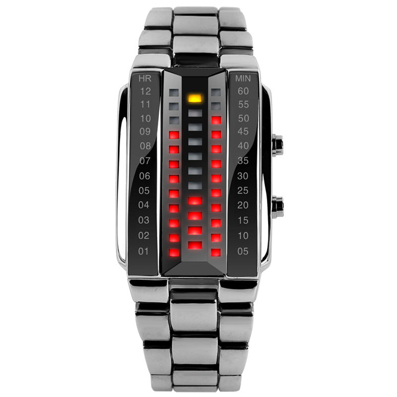 Montres imperméables Mode homme Creative LED Personnalité