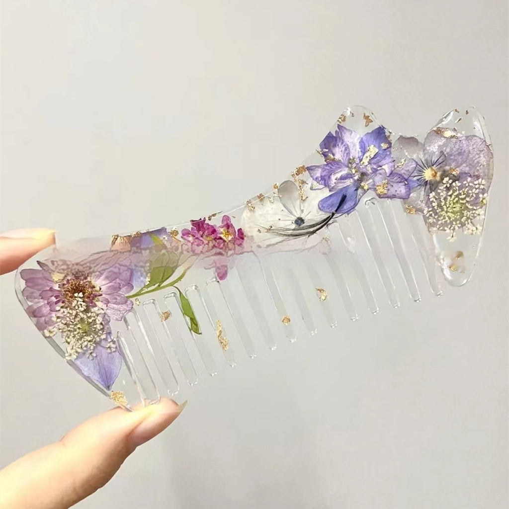 Miroir de colle de cristal peigne brillant