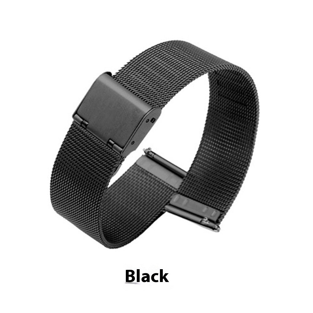 Bracelet Milani en soie tissé en acier inoxydable