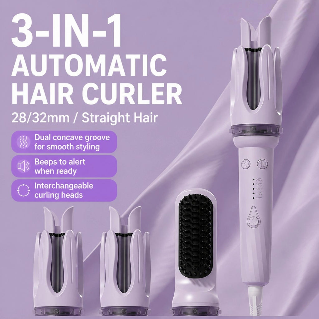 3-en-1 Curler cheveux