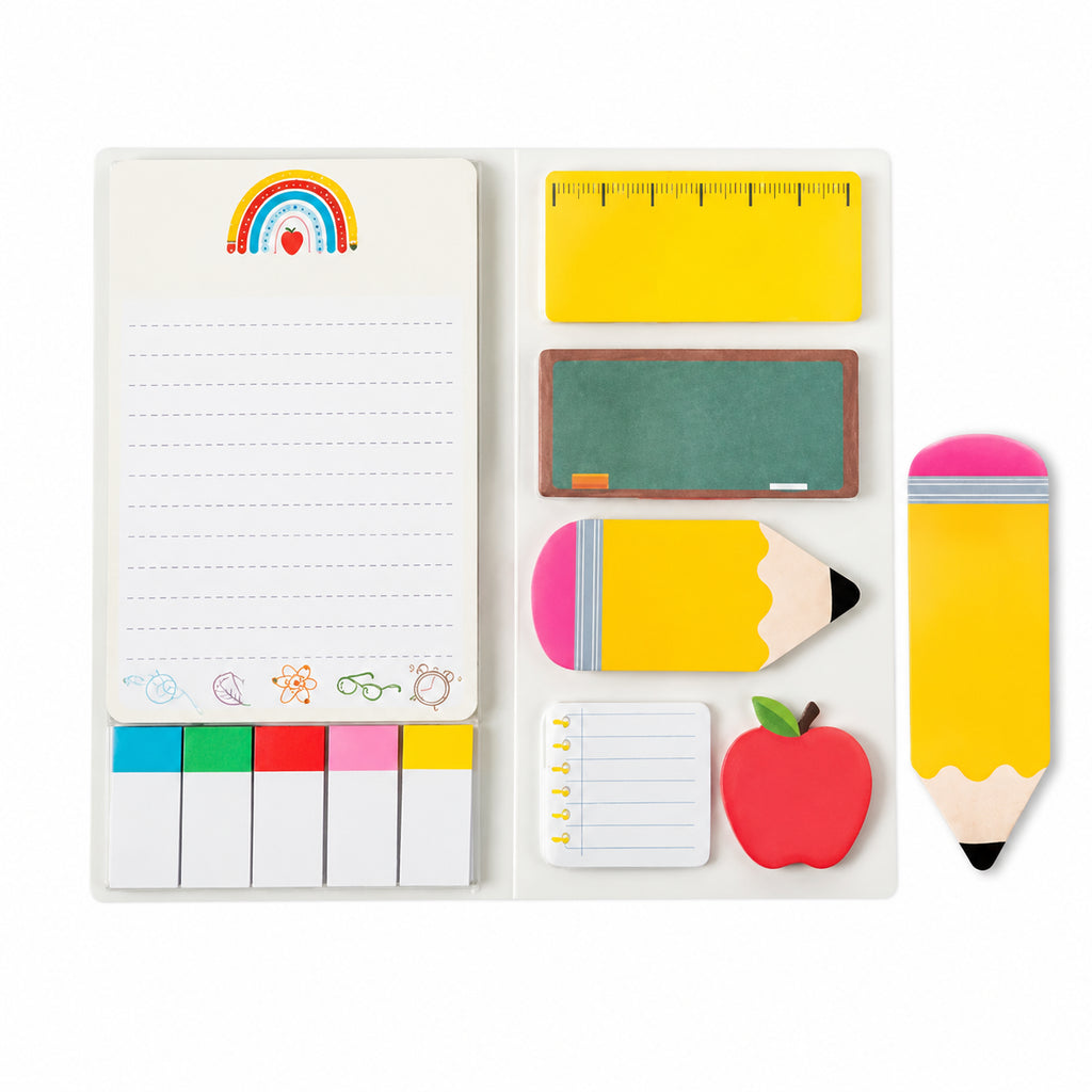 Post-it Note Set Cartoon Formed Sticky Notes pour les étudiants et l'étude de bureau Self-pickup onl