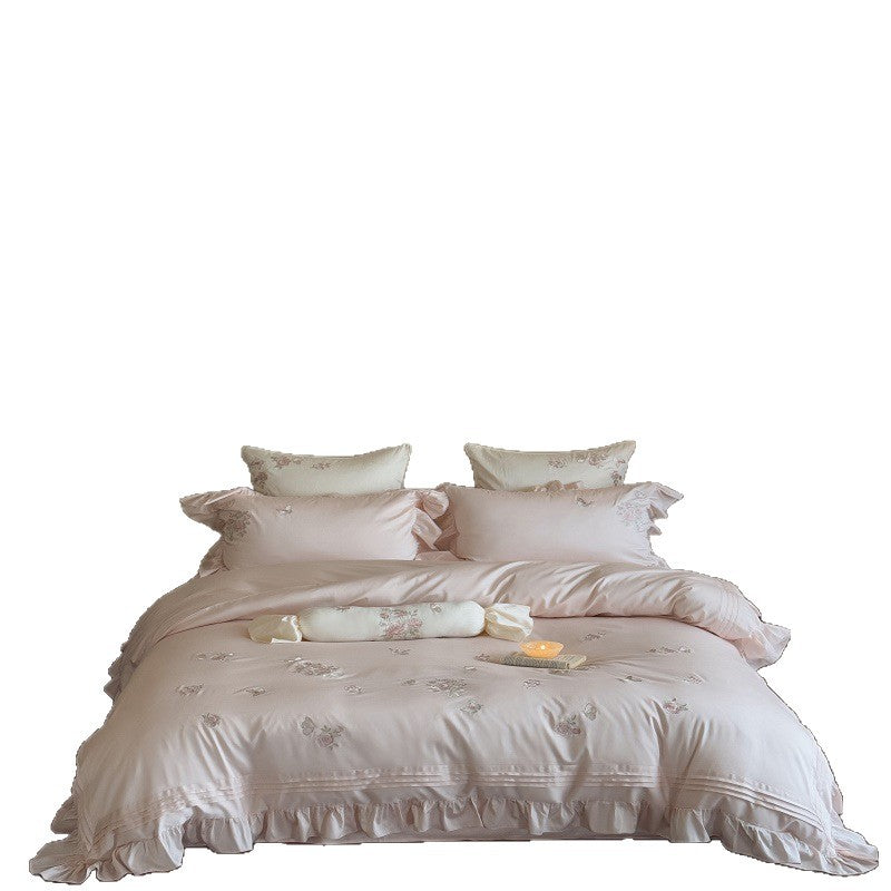 Brodé Silky-smooth and Skin-friendly Toute la saison Pure Cotton Bedding