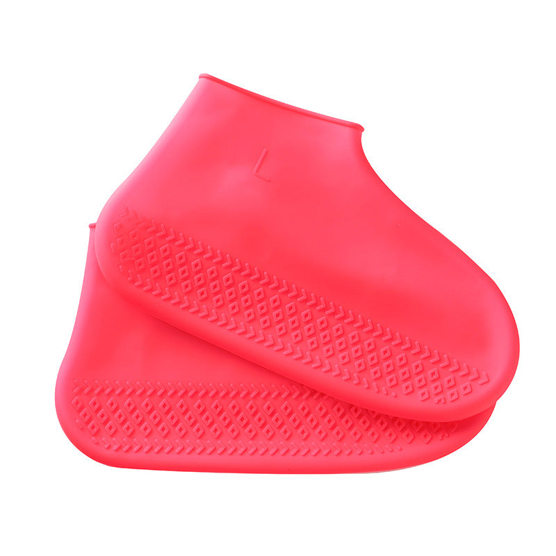 Silicone imperméable à l'eau couvre les chaussures sans odeur pour les jours pluvieux