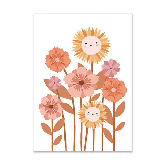 Page d'accueil Affiche d'art Peinture en toile florale