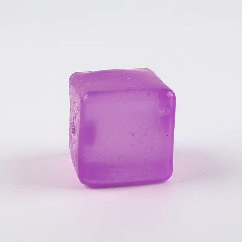Jouet de colle doux anti-stress en cube d'eau