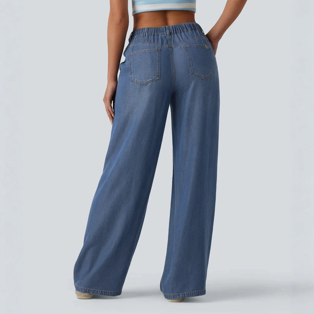 Women's Wide-Leg Denim Pants