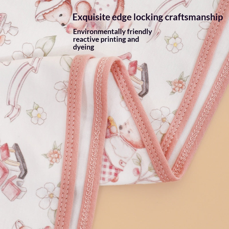 Nouveau-né Swadle Blanket Bamboo coton mince Swadle Wrap hôpital bébé Swadling Blanket In