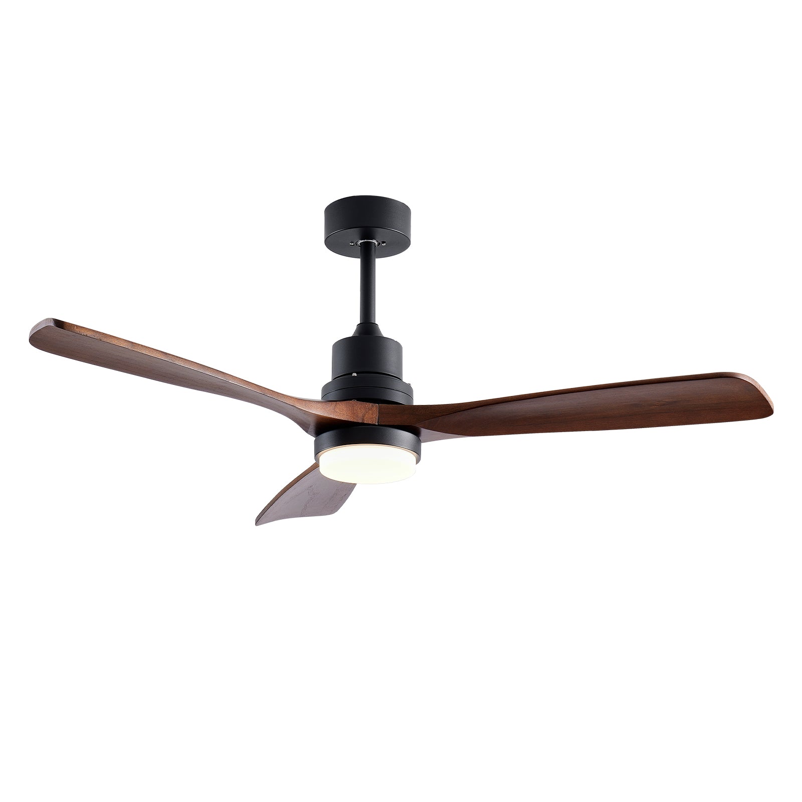 Ventilateurs de plafond en bois de 52" avec télécommande éclairée