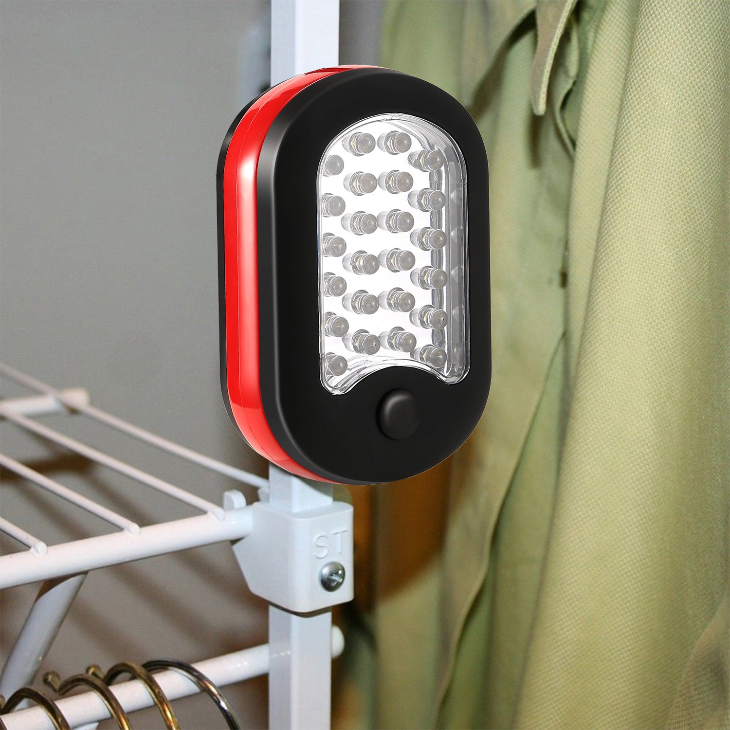 1Pc magnétique LED lampe de travail avec crochet lampe de poche compacte pour le camping randonnée urgence