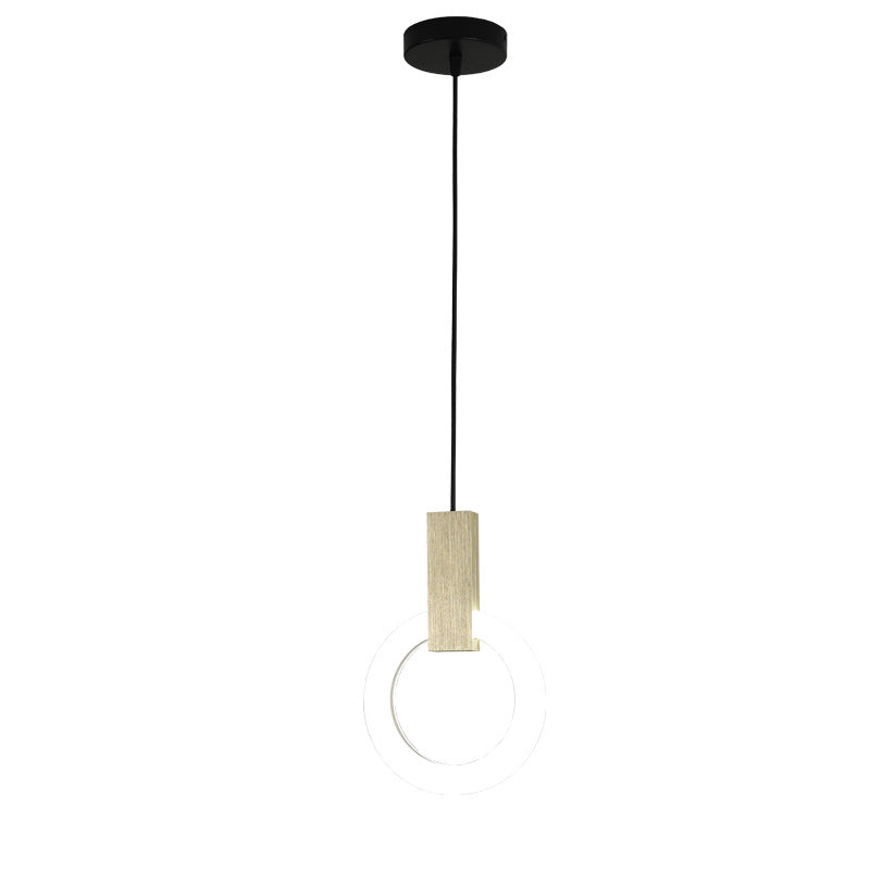 Lumière personnalisée de pendentif à tête unique pour la chambre principale