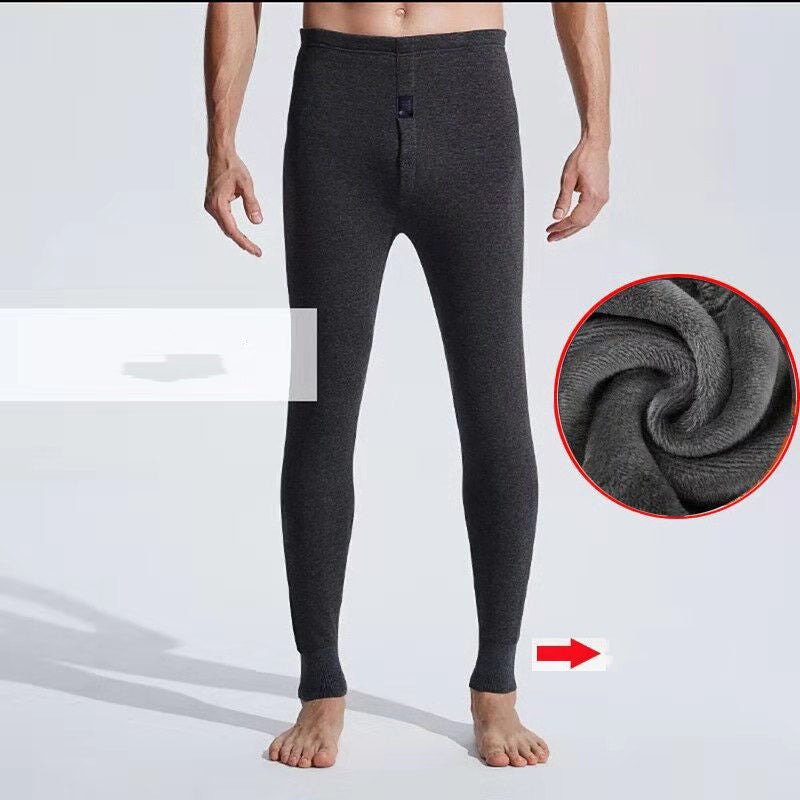 Pantalons chauds en cachemire d'automne d'âge moyen et d'âge avancé