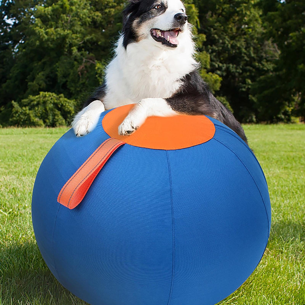 45cm Grand poids résistant à l'usure Gonflable Herding Ball jeu de graisse pour chiens jouer