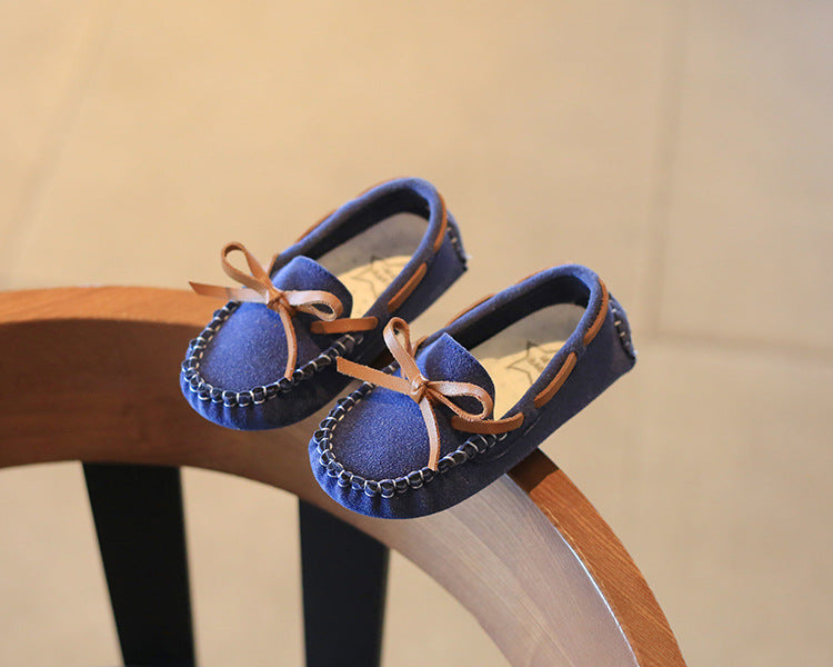 Mode bébé fille mignon simple couche chaussures Soft Bottom