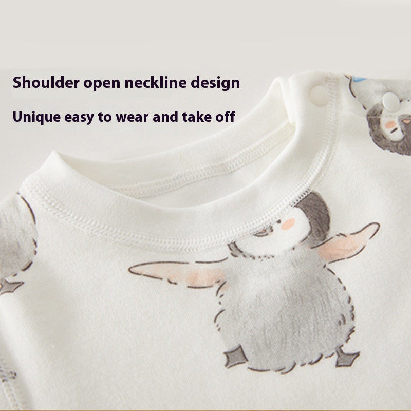 Sous-vêtements Bébé Long Johns Top Bottom Sous-vêtements Bébé