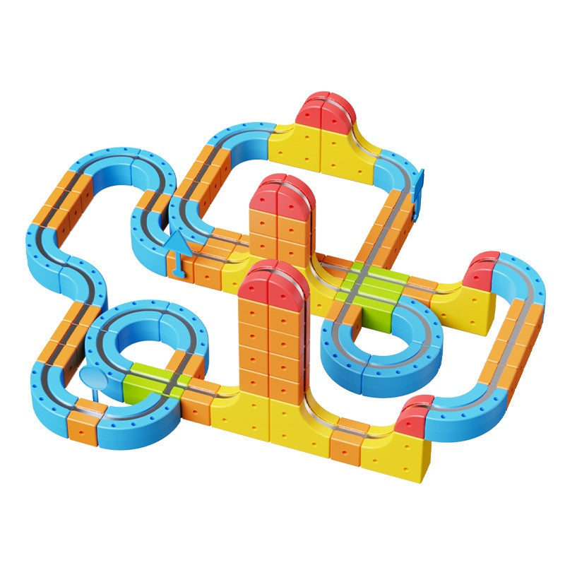 Multifonctionnel Magnetic Track Car Enfants Jouet éducatif